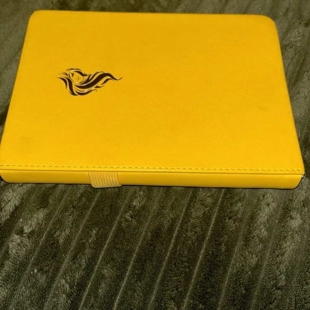 Freedom Mastery Life Planner Daily Self Help Yellow Faux Leather A5 Unused